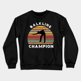 Balkline carom billiards champion Crewneck Sweatshirt